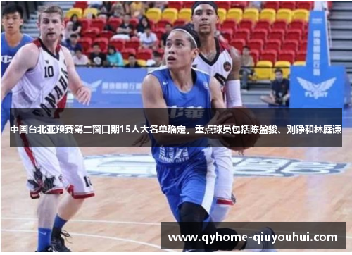 中国台北亚预赛第二窗口期15人大名单确定,重点球员包括陈盈骏、刘铮和林庭谦 中国台北亚预赛第二窗口期15人大名单确定,重点球员包括陈盈骏、刘铮和林庭谦