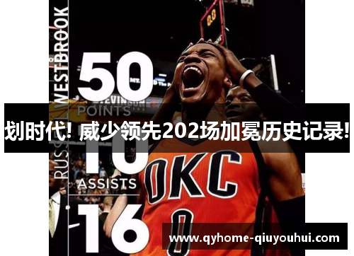 划时代! 威少领先202场加冕历史记录!